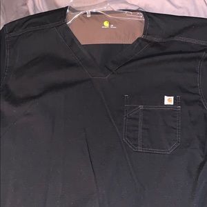Carhartt black men’s ripstop scrub top